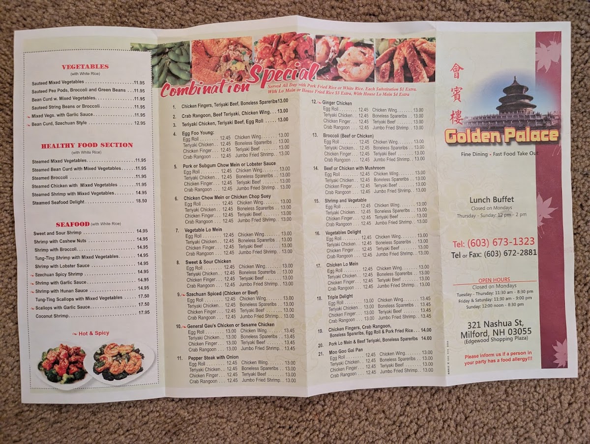 Menu Golden Palace Restaurant-1